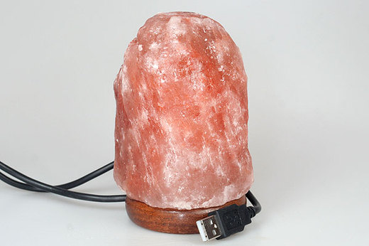 Solná lampa na USB