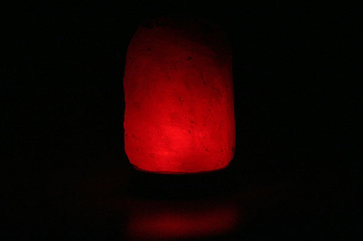 Solná lampa na USB barevná