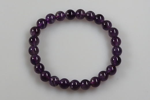 Ametyst náramek 0,8 cm